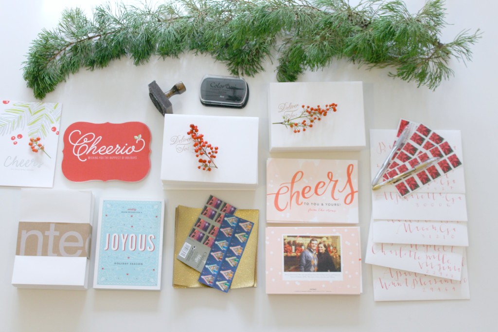 Personalized Holiday Cards with Minted tiffany davis olson