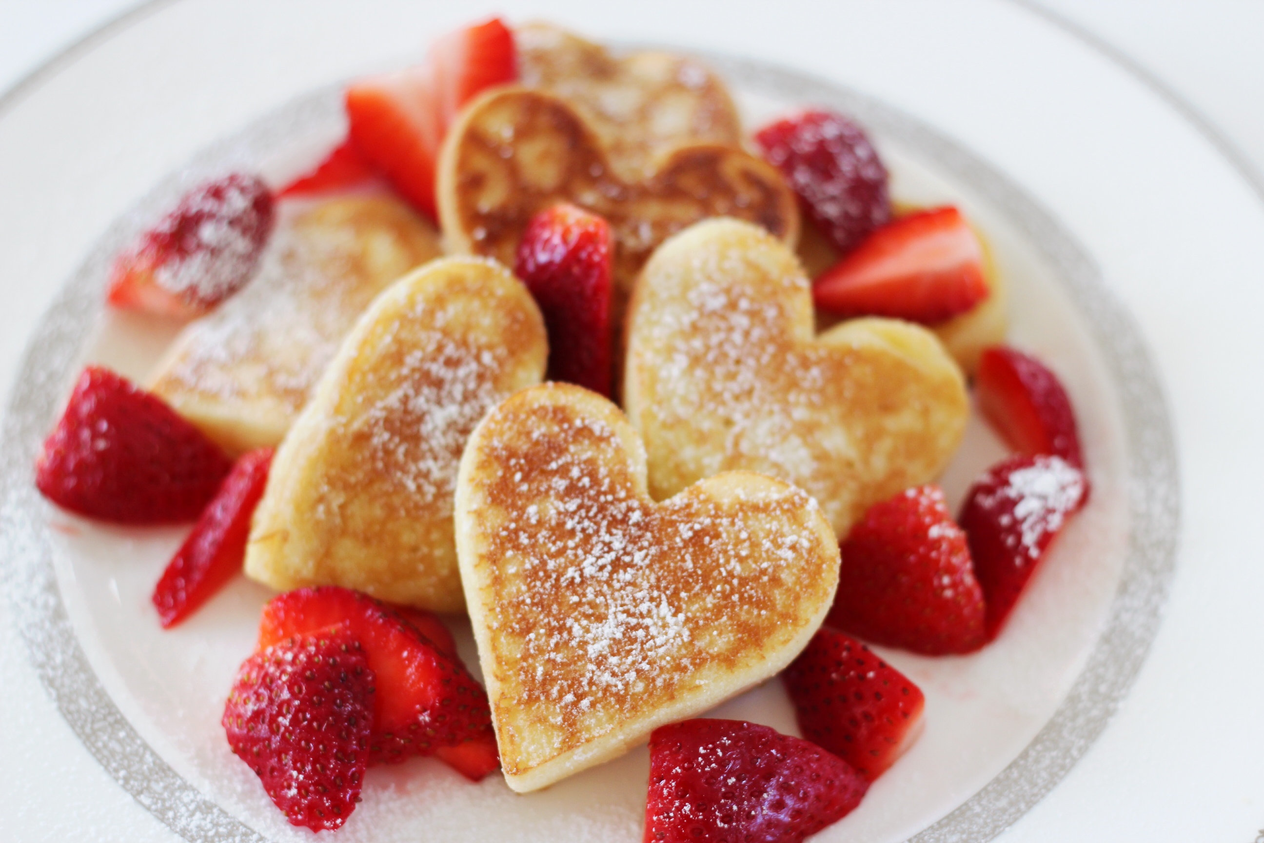 Heart Shaped Pancakes Tiffany Davis Olson