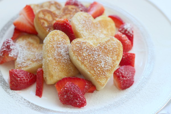Heart-Shaped Pancakes - tiffany davis olson